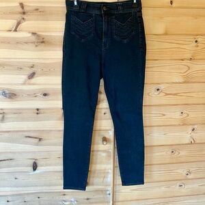 GAP High Rise Black Skinny Jeans